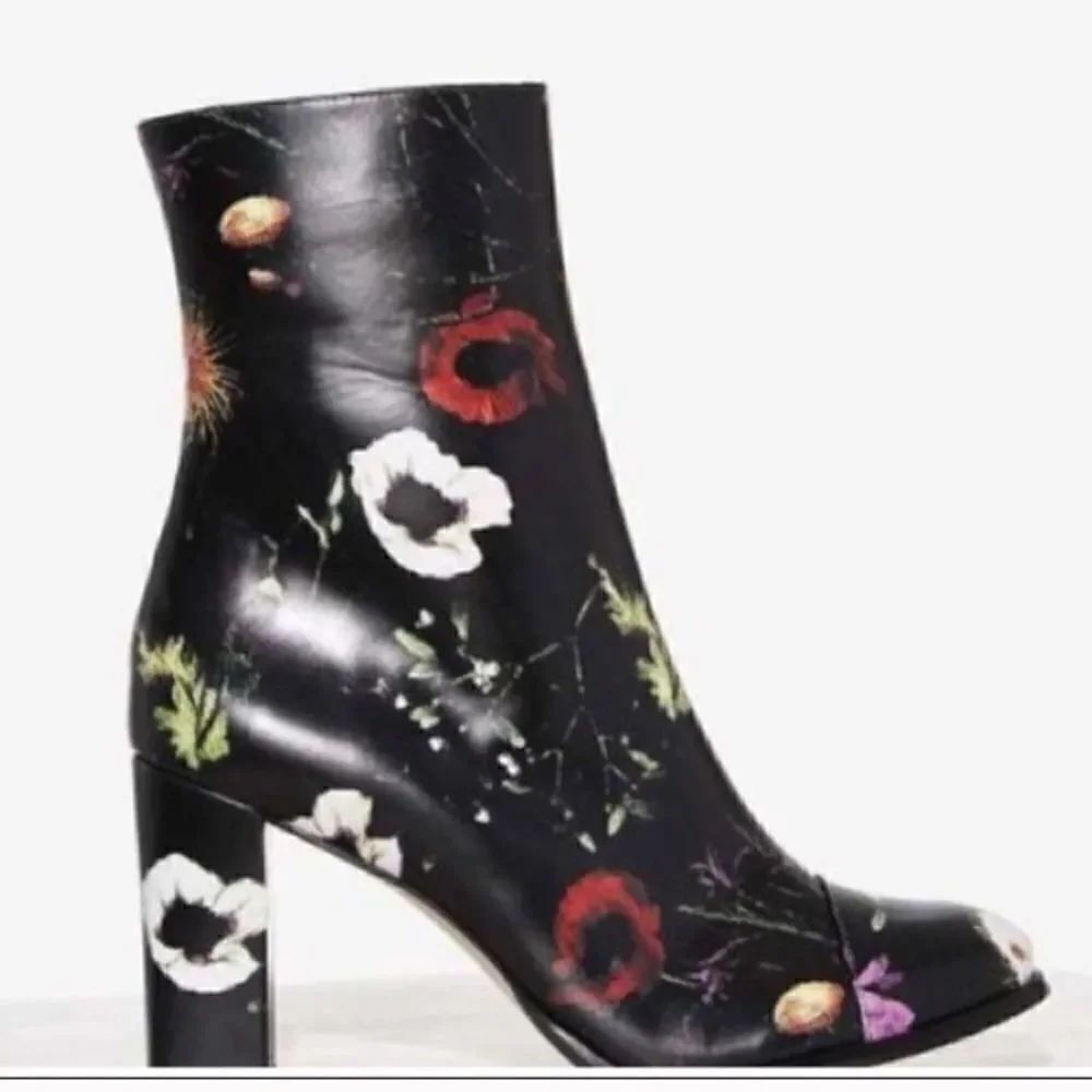NWT Anthropologie Black Ankle Boots